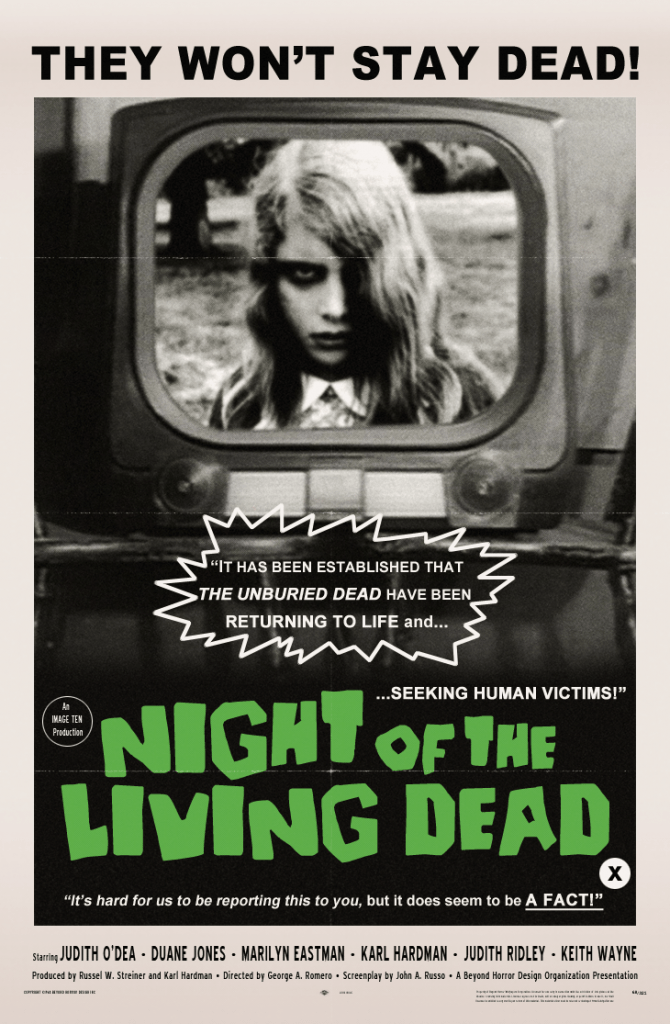 Night of the living dead 1968  poster beyond