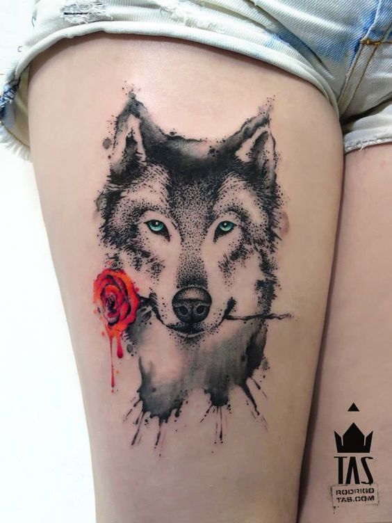 Inspiração-desenho-tatuagem-de-lobo-2