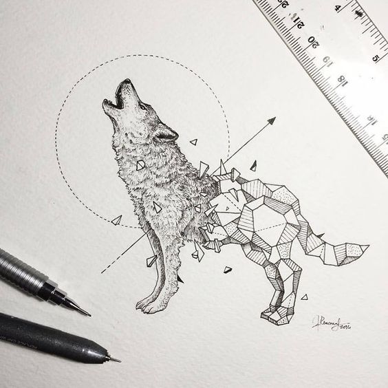 Inspiração-desenho-tatuagem-de-lobo-3