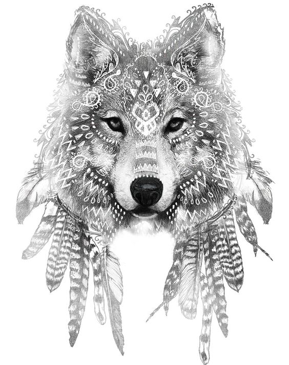 Inspiração-desenho-tatuagem-de-lobo-4