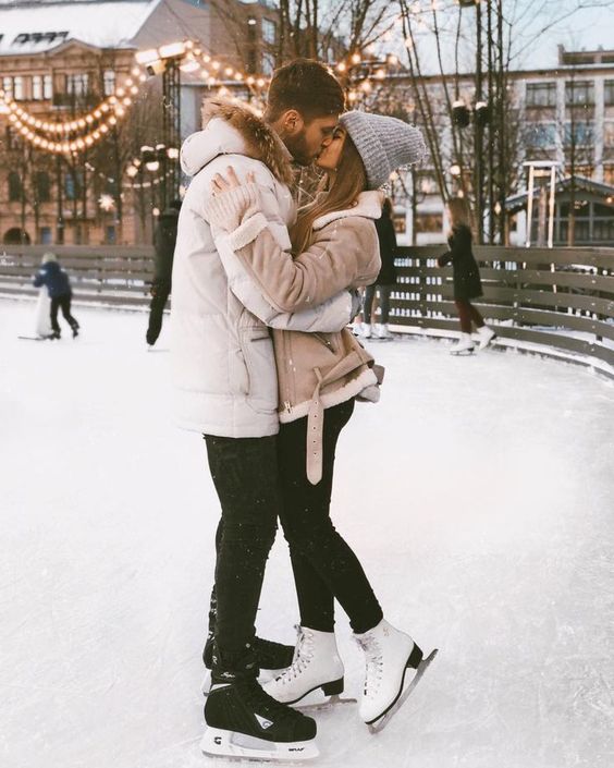 fotos na neve com namorado